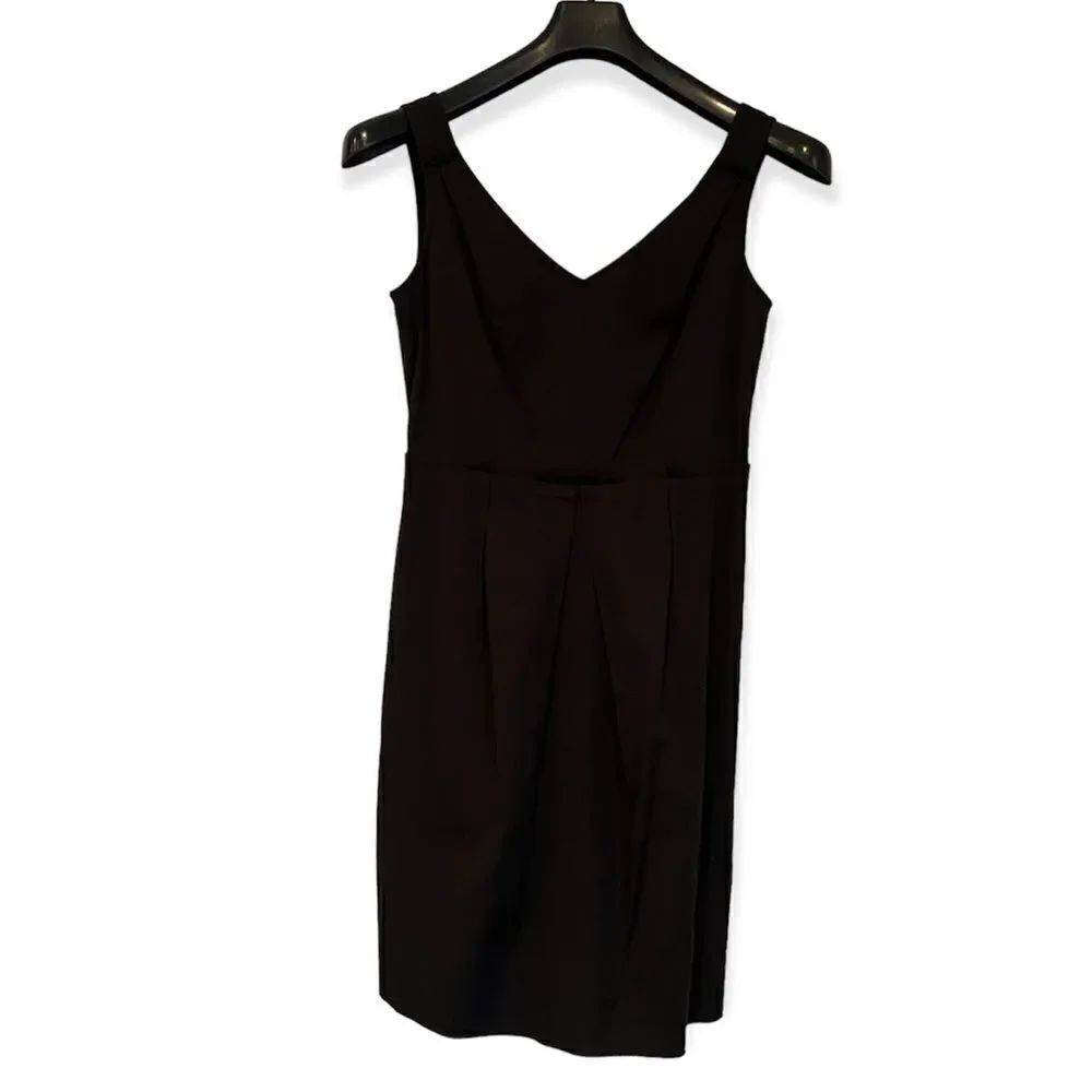 Talbots Black Sleeveless Sheath Dress Size 6P